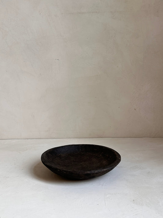 Vintage wooden plate N° 3