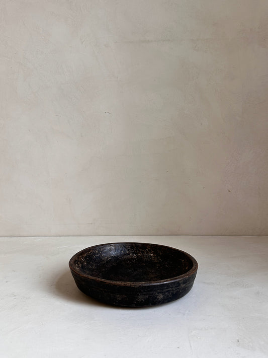 Vintage wooden plate N°1