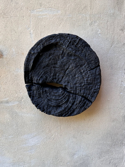 Burnt wood wall hanging N°1