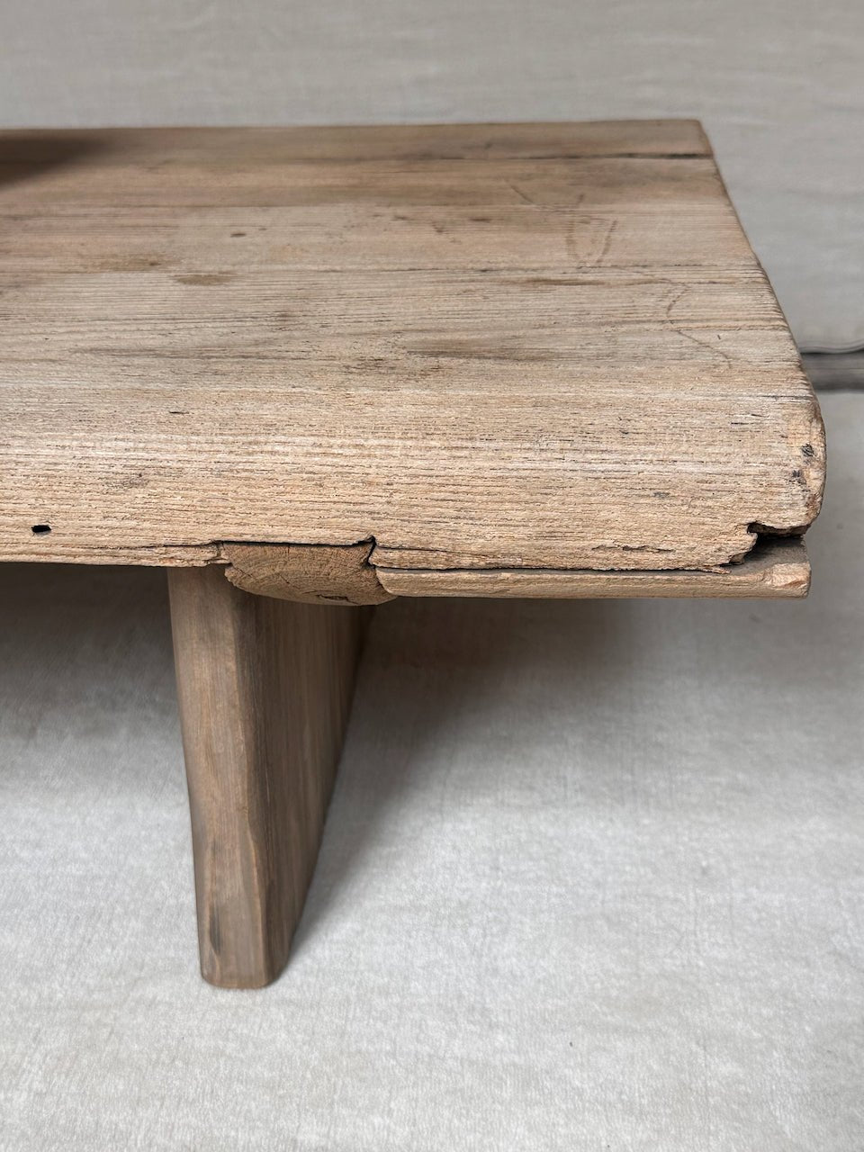 The Corner - Antique oak coffee table N° 45 - Coffee Tables & Consoles