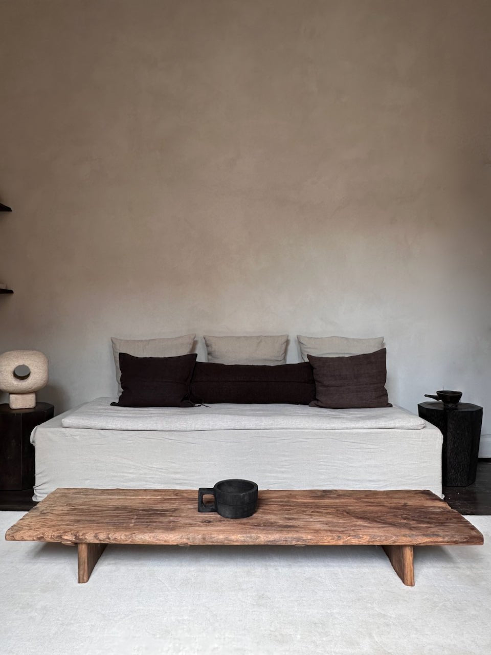 The Corner - Antique oak coffee table N° 48 - Coffee Tables & Consoles