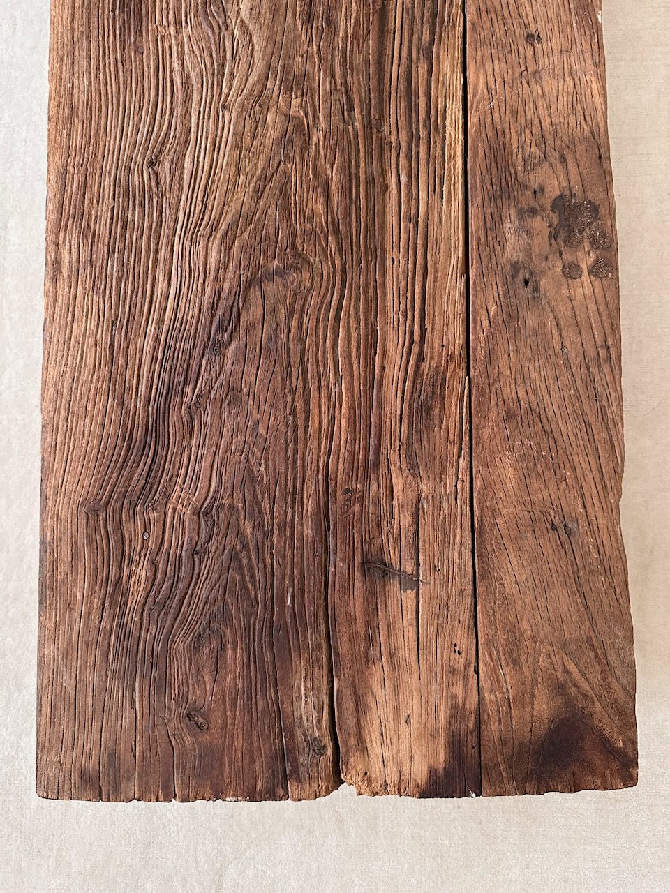 The Corner - Antique oak coffee table N° 48 - Coffee Tables & Consoles