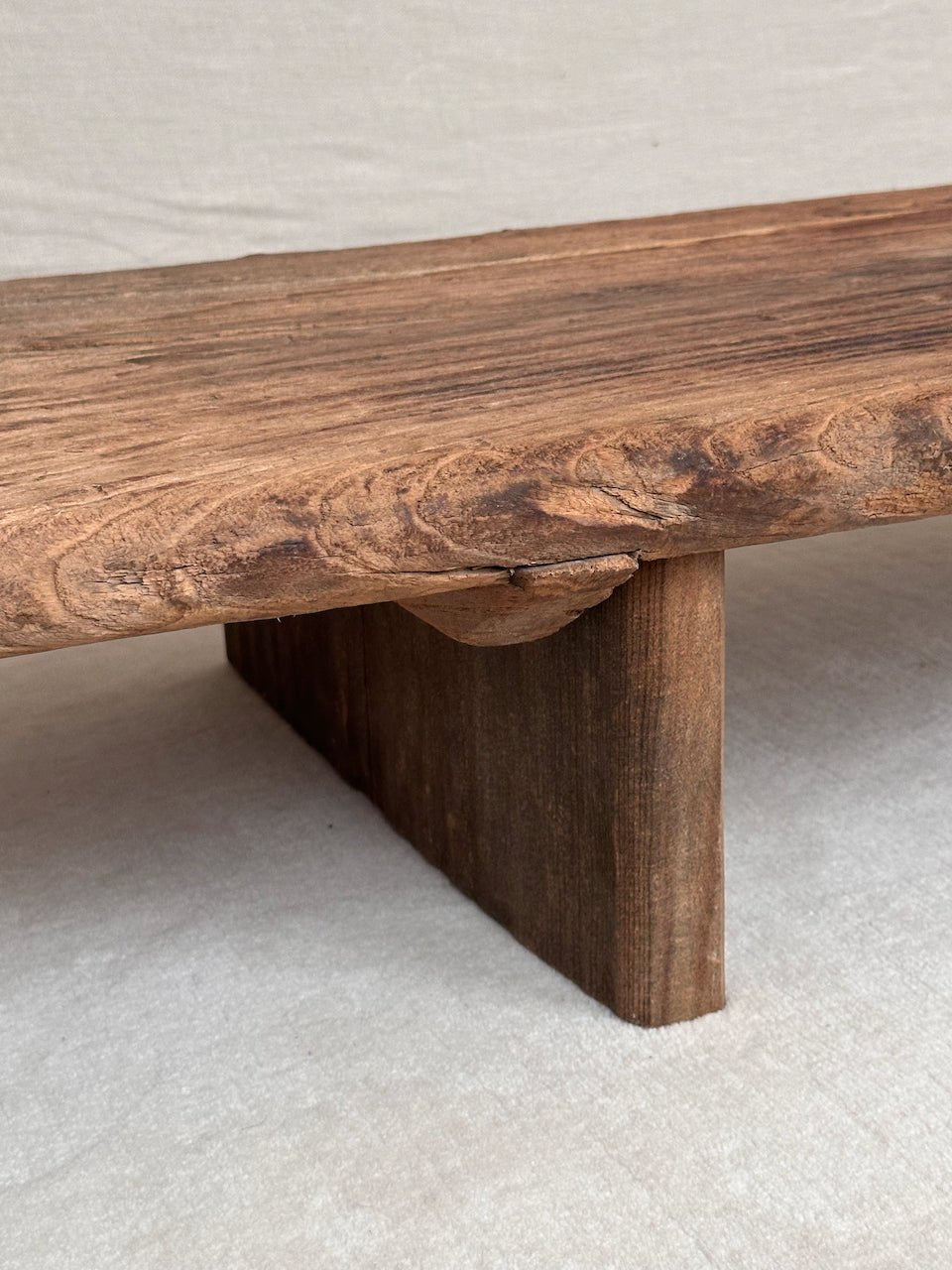 The Corner - Antique oak coffee table N° 48 - Coffee Tables & Consoles