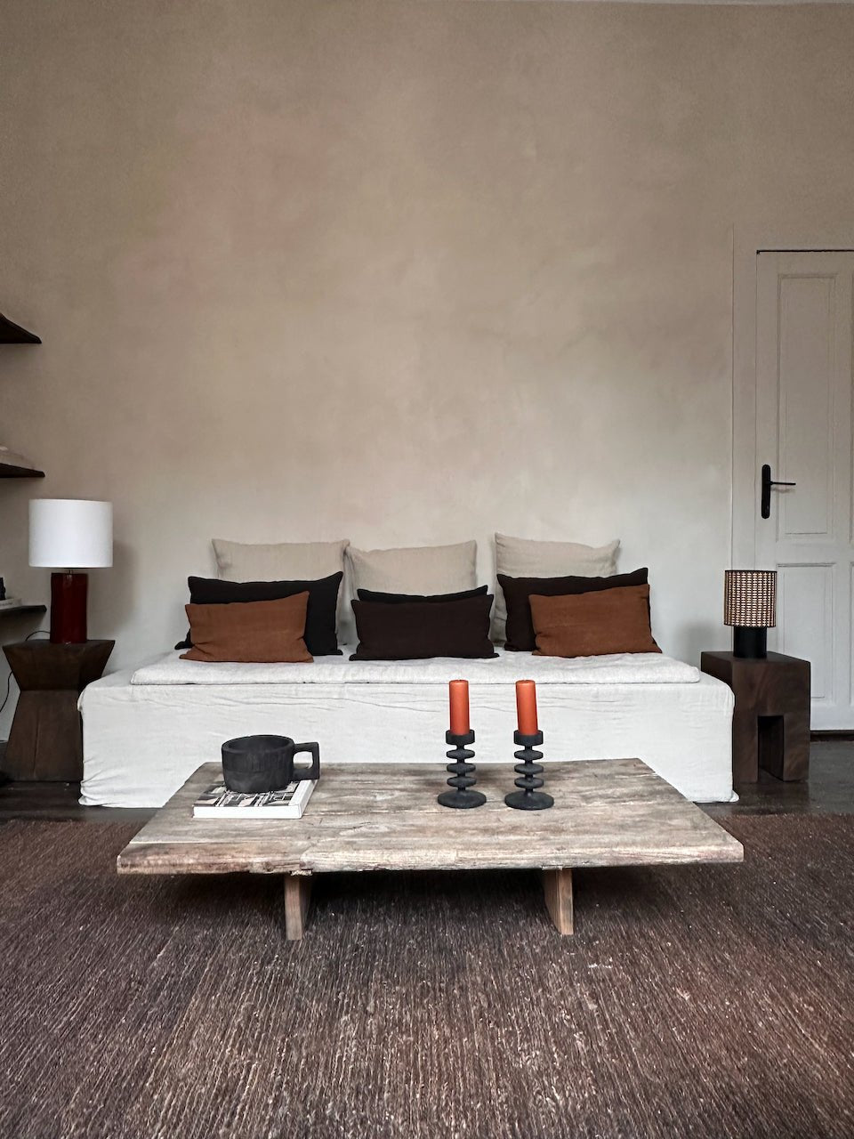 The Corner - Antique oak coffee table N° 49 - Coffee Tables & Consoles