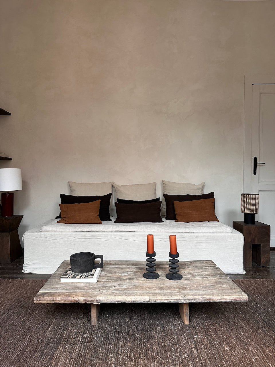 The Corner - Antique oak coffee table N° 49 - Coffee Tables & Consoles