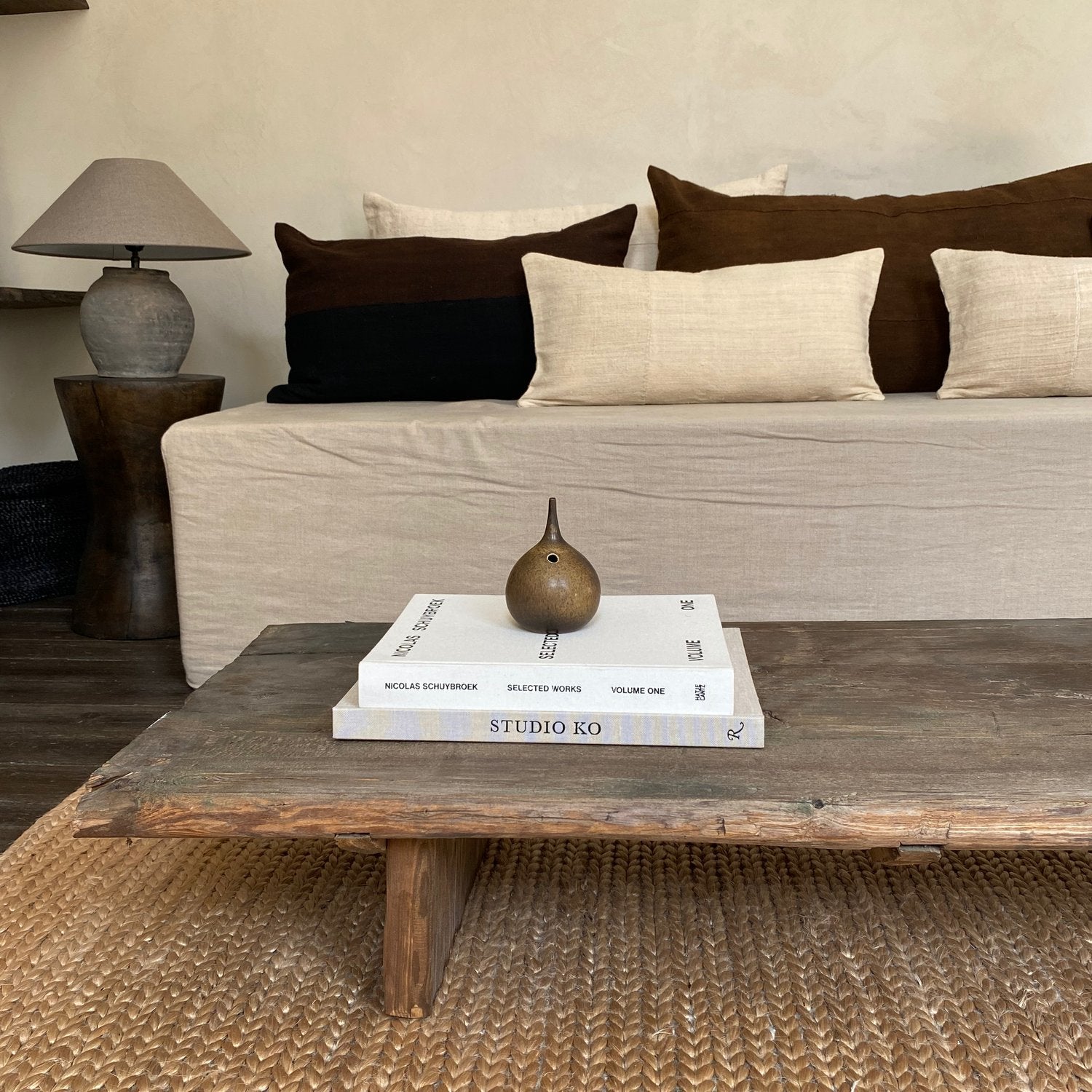 The Corner - Antique oak table No 22 - Coffee Tables & Consoles