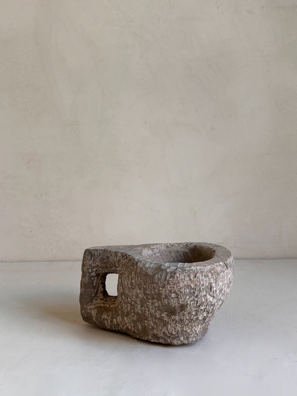 The Corner - Antique stone mortar with handle N° 18 - Table & Kitchenware
