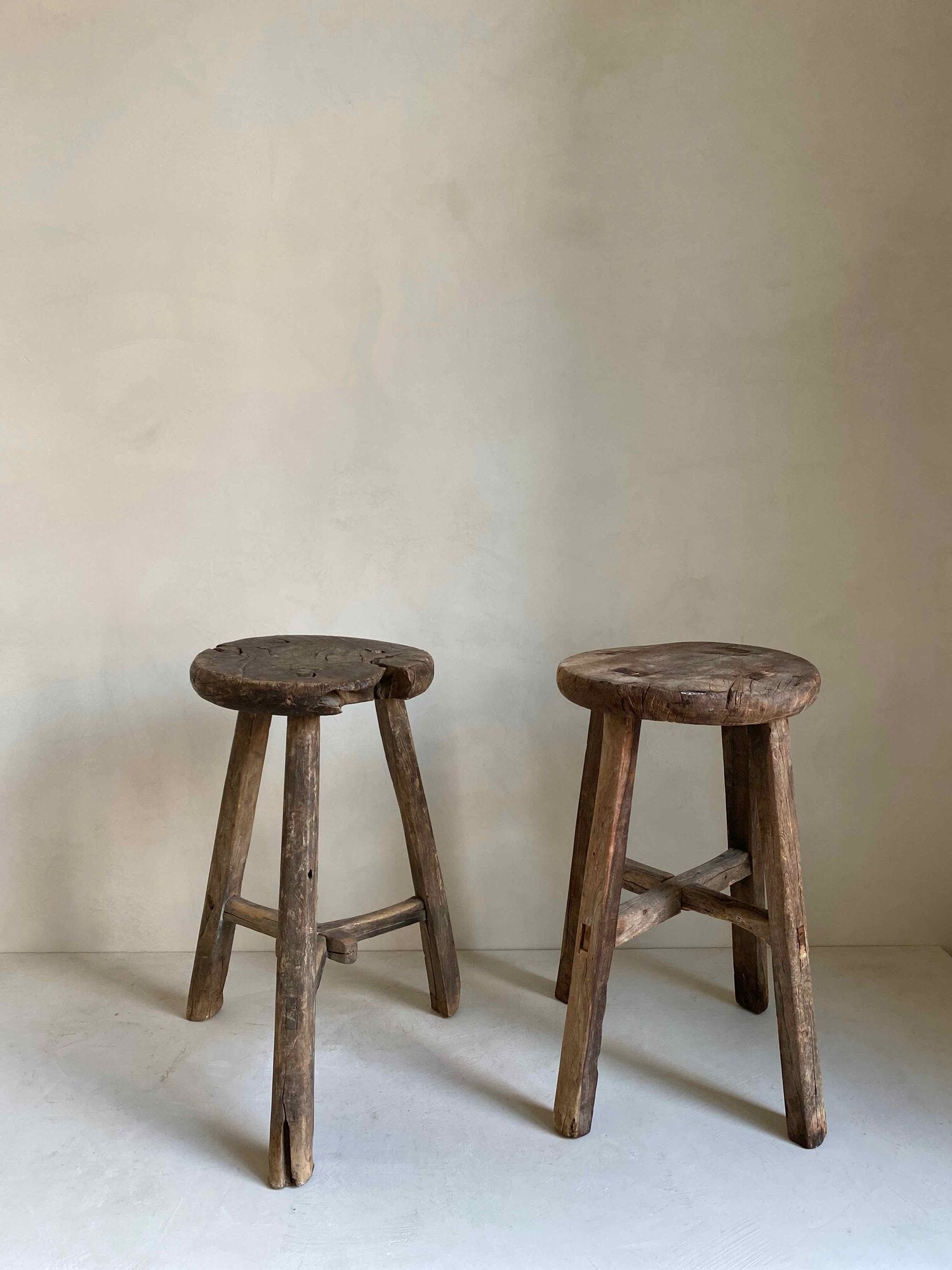 The Corner - Antique stool N° 10 - Benches & Stools