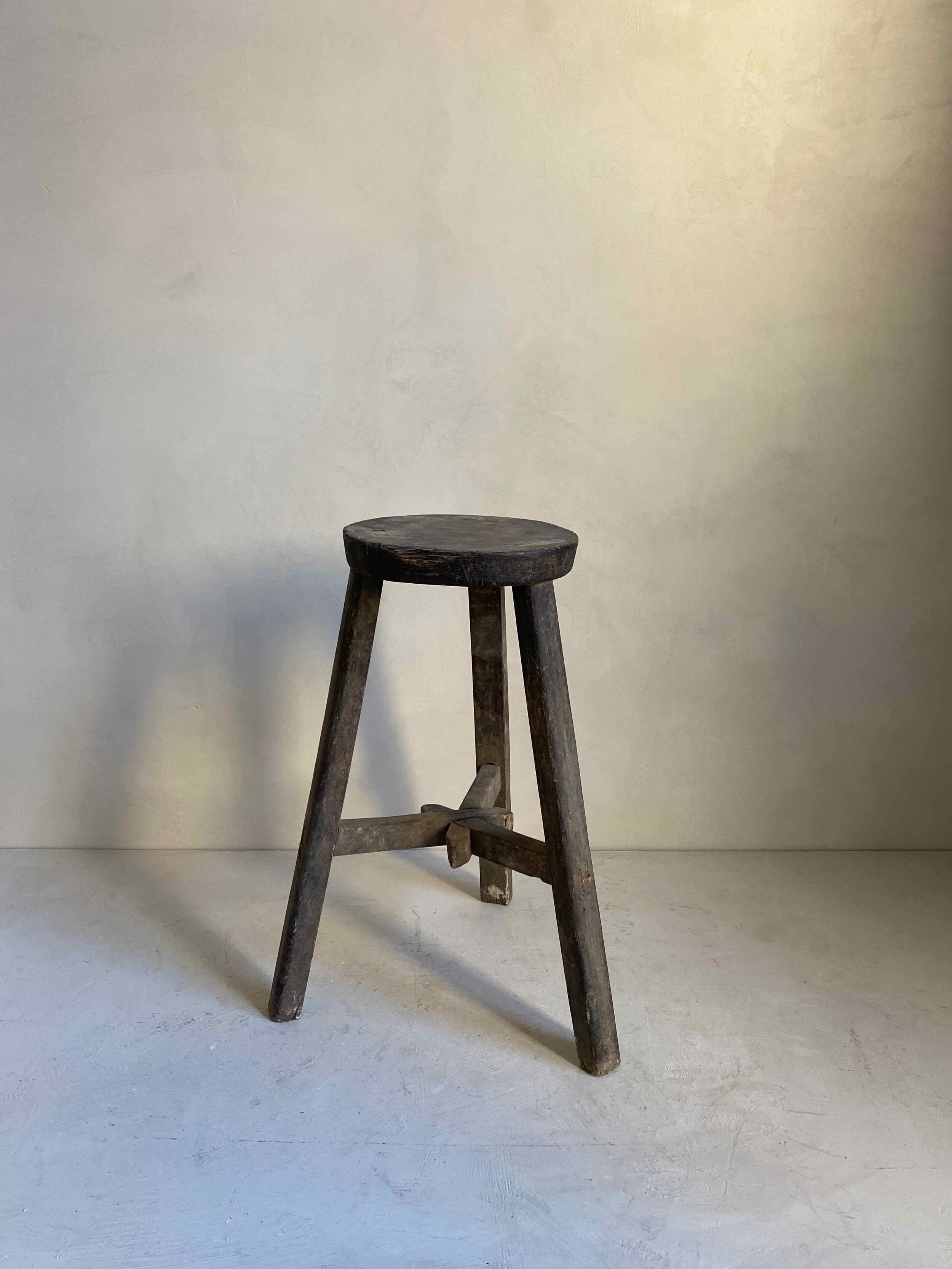 The Corner - Antique stool N° 12 - Benches & Stools