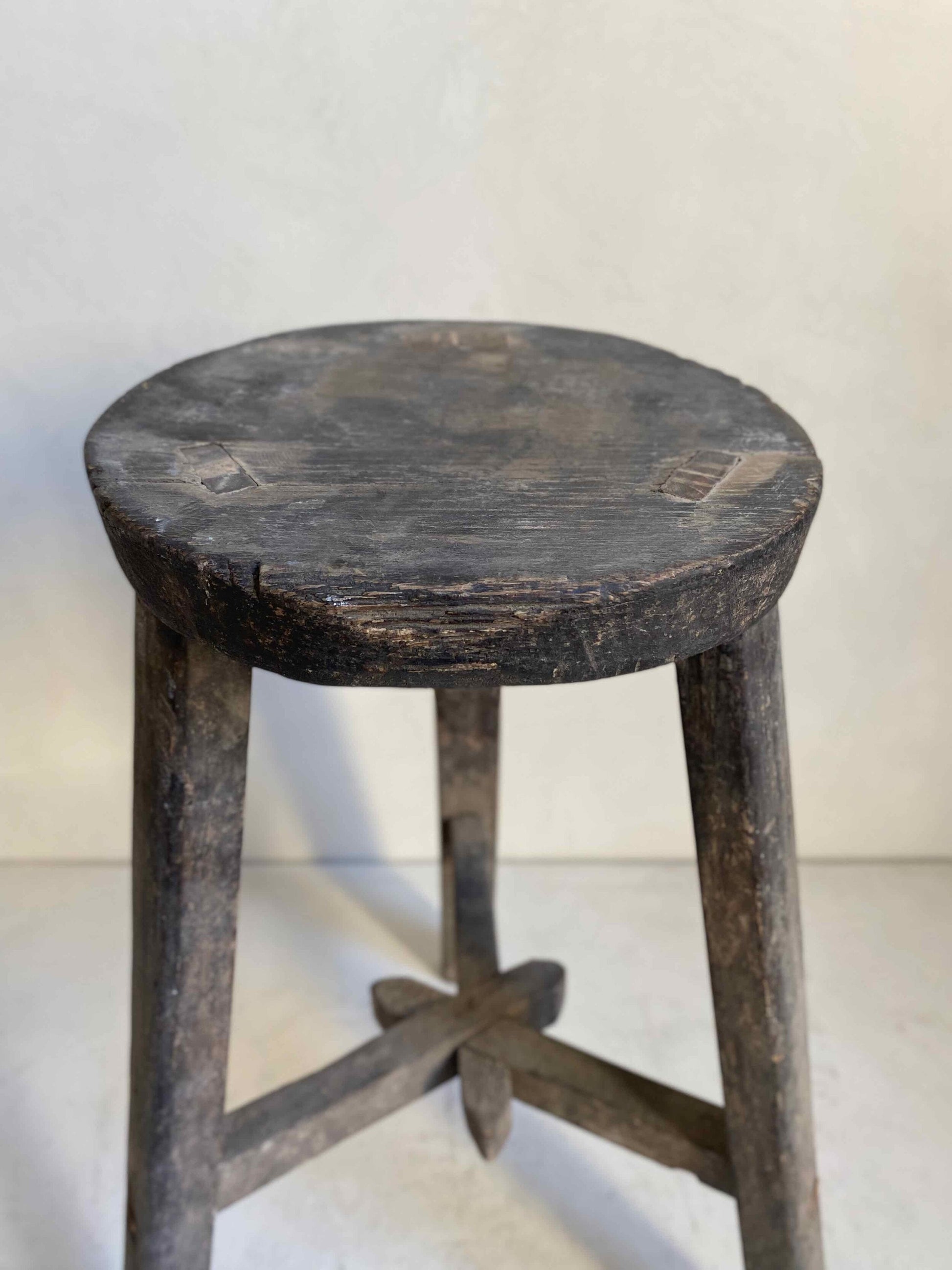 The Corner - Antique stool N° 12 - Benches & Stools