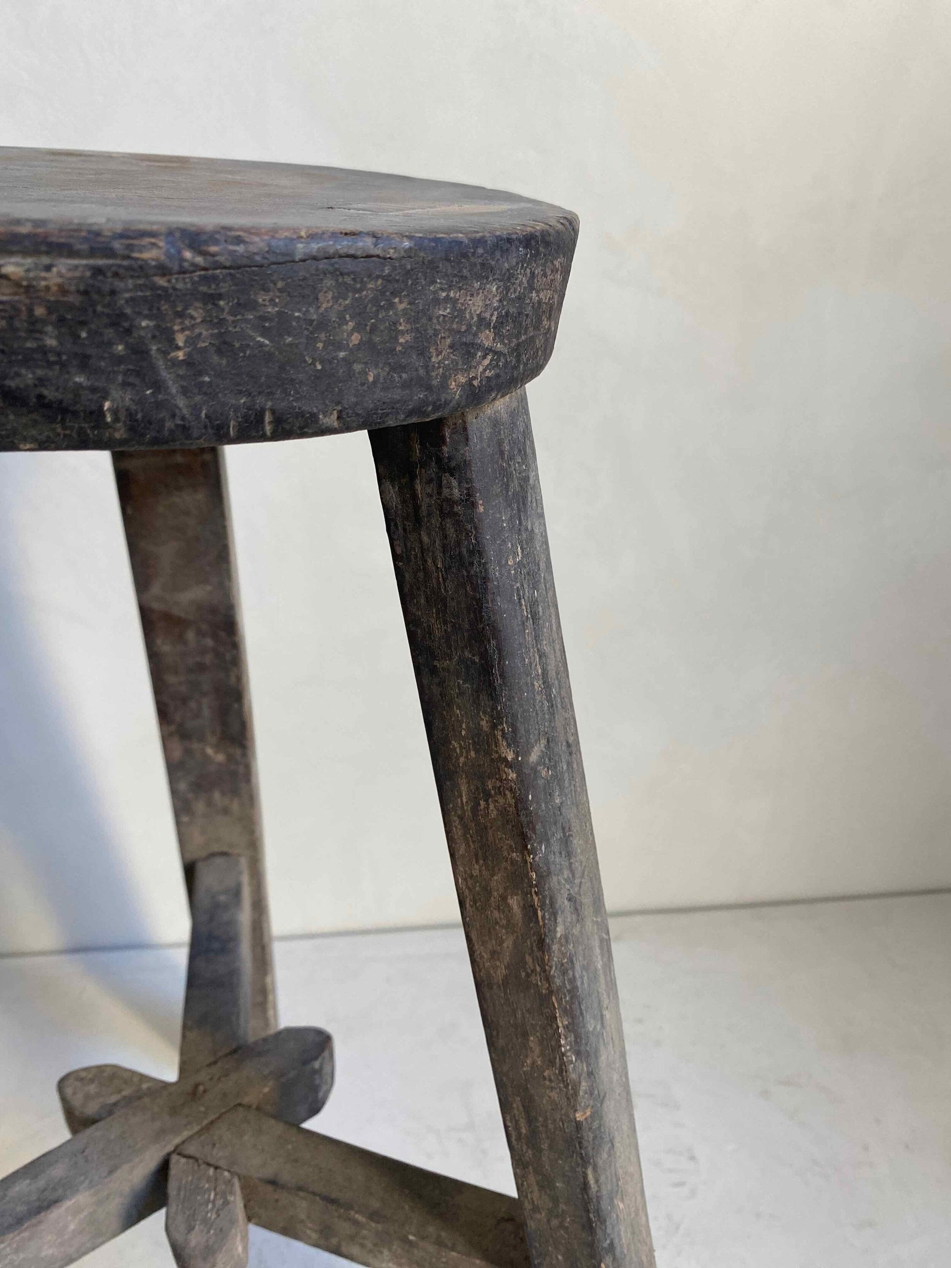 The Corner - Antique stool N° 12 - Benches & Stools