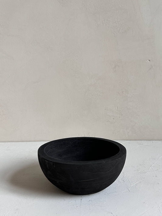 The Corner - Black wooden bowl N°1 - Decoration