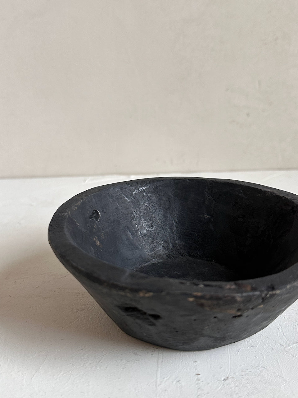 The Corner - Black wooden bowl N°16 - Decoration