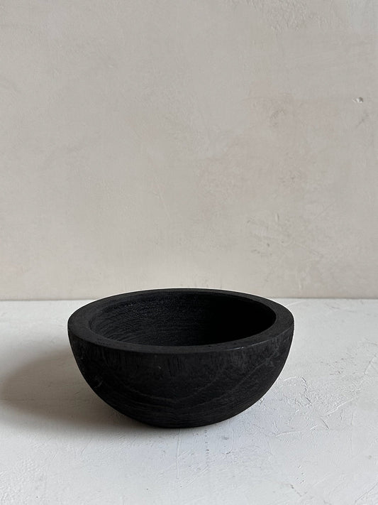The Corner - Black wooden bowl N°2 - Decoration