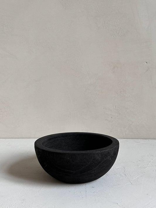 The Corner - Black wooden bowl N°2 - Decoration