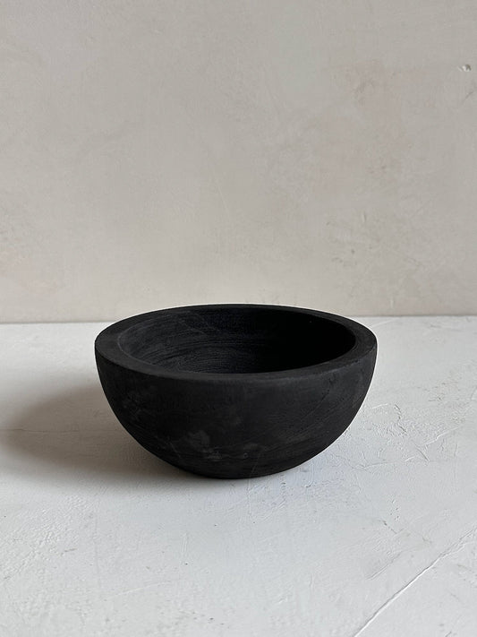 The Corner - Black wooden bowl N°4 - Decoration