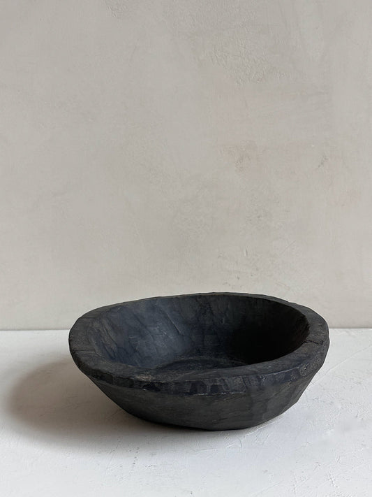 The Corner - Black wooden bowl N°7 - Decoration