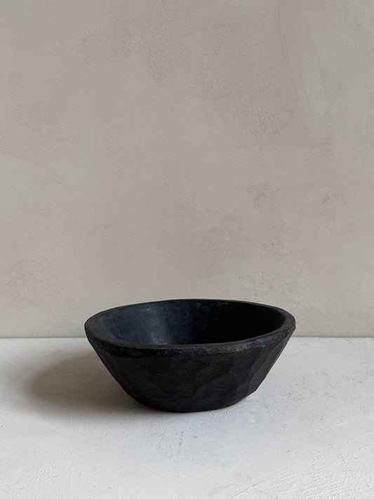 The Corner - Black wooden bowl N°9 - Decoration