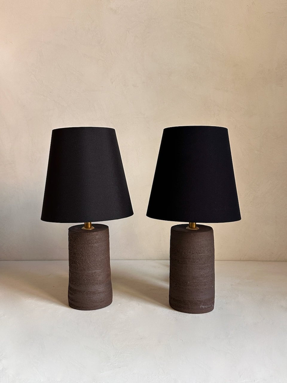 The Corner - Brown clay lamp N° 3 - Lighting
