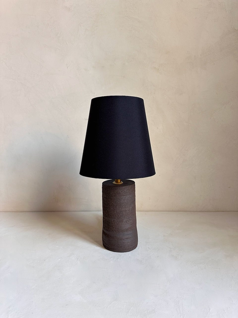 The Corner - Brown clay lamp N° 3 - Lighting
