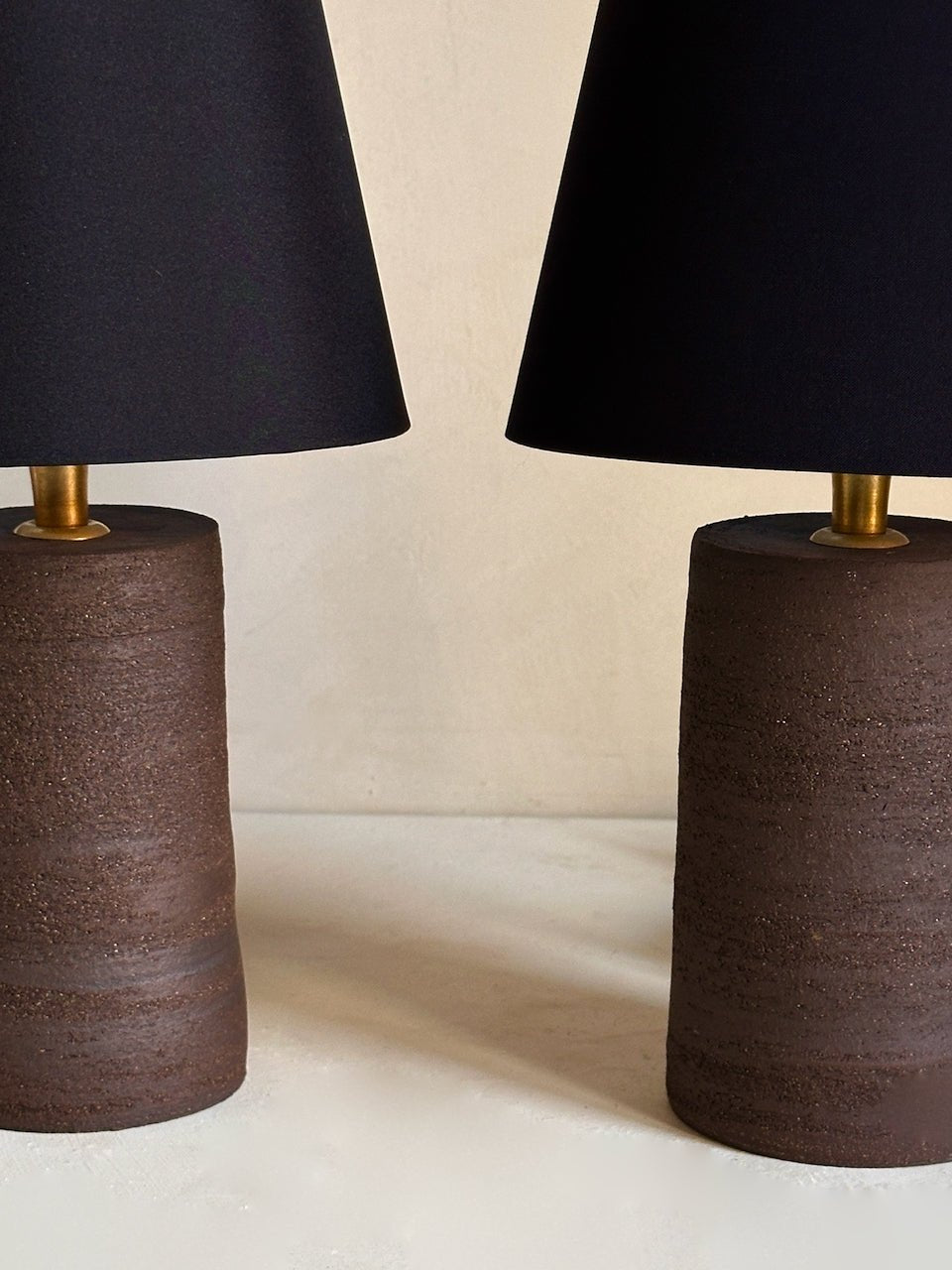 The Corner - Brown clay lamp N° 3 - Lighting