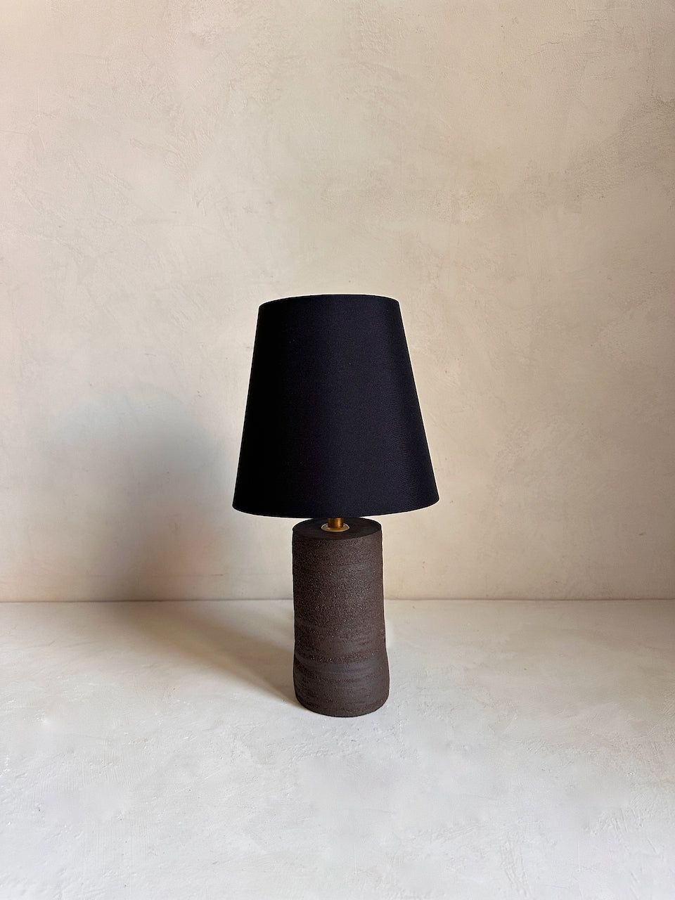 The Corner - Brown clay lamp N° 3 - Lighting