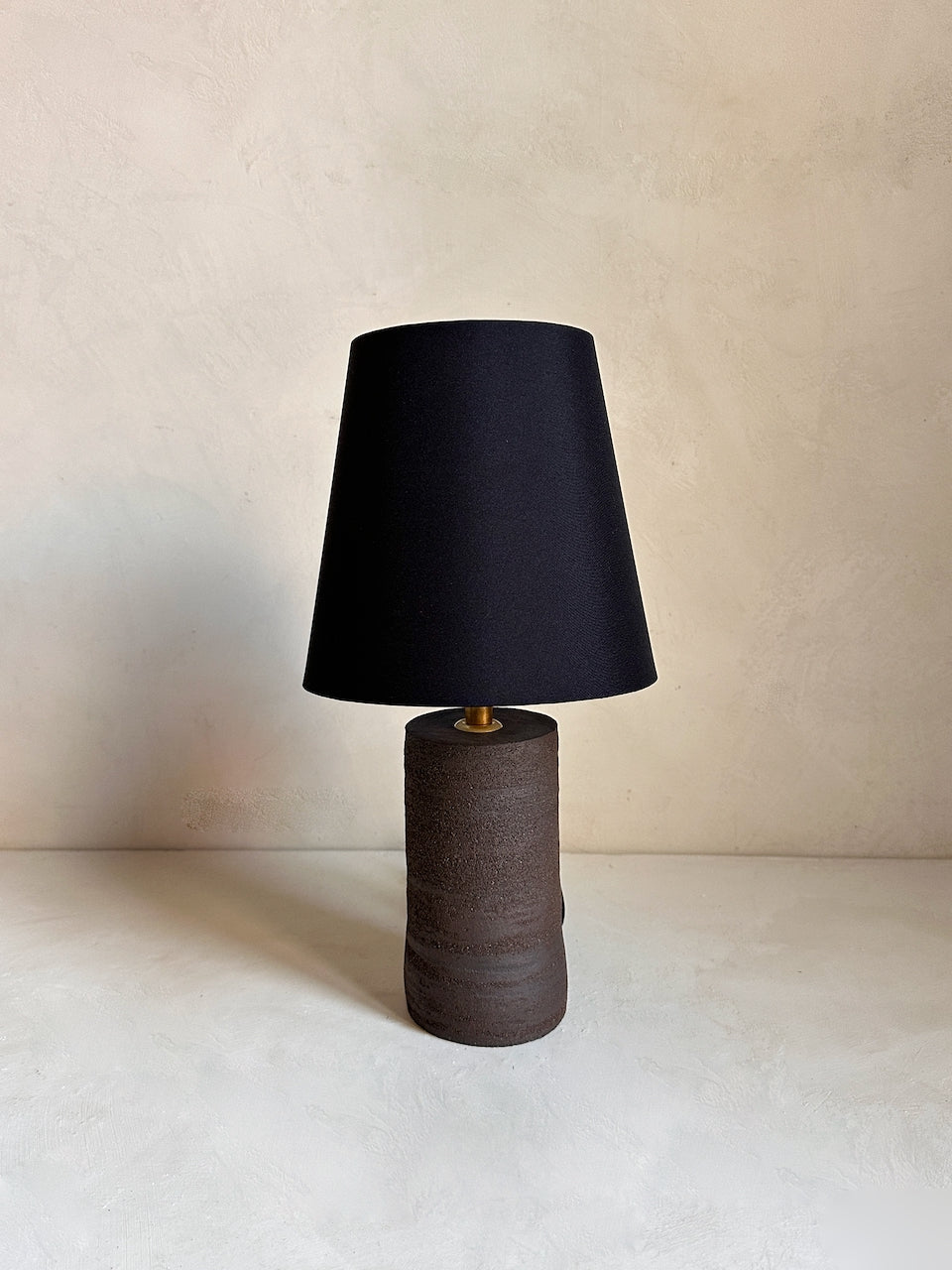 The Corner - Brown clay lamp N° 3 - Lighting