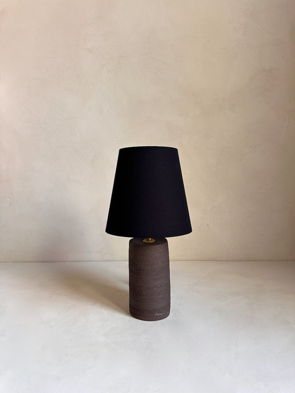 The Corner - Brown clay lamp N° 4 - Lighting