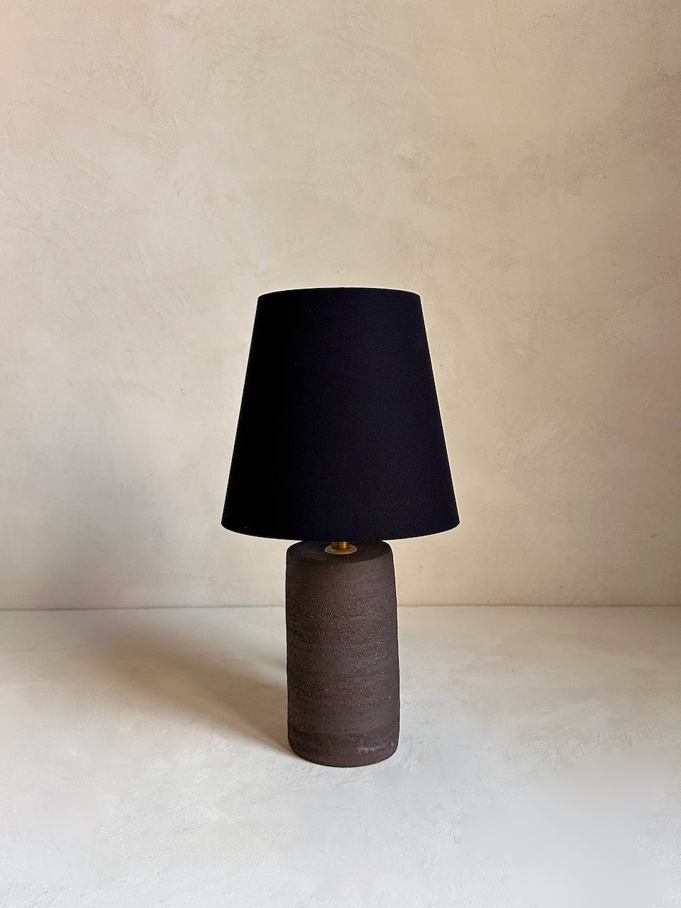 The Corner - Brown clay lamp N° 4 - Lighting