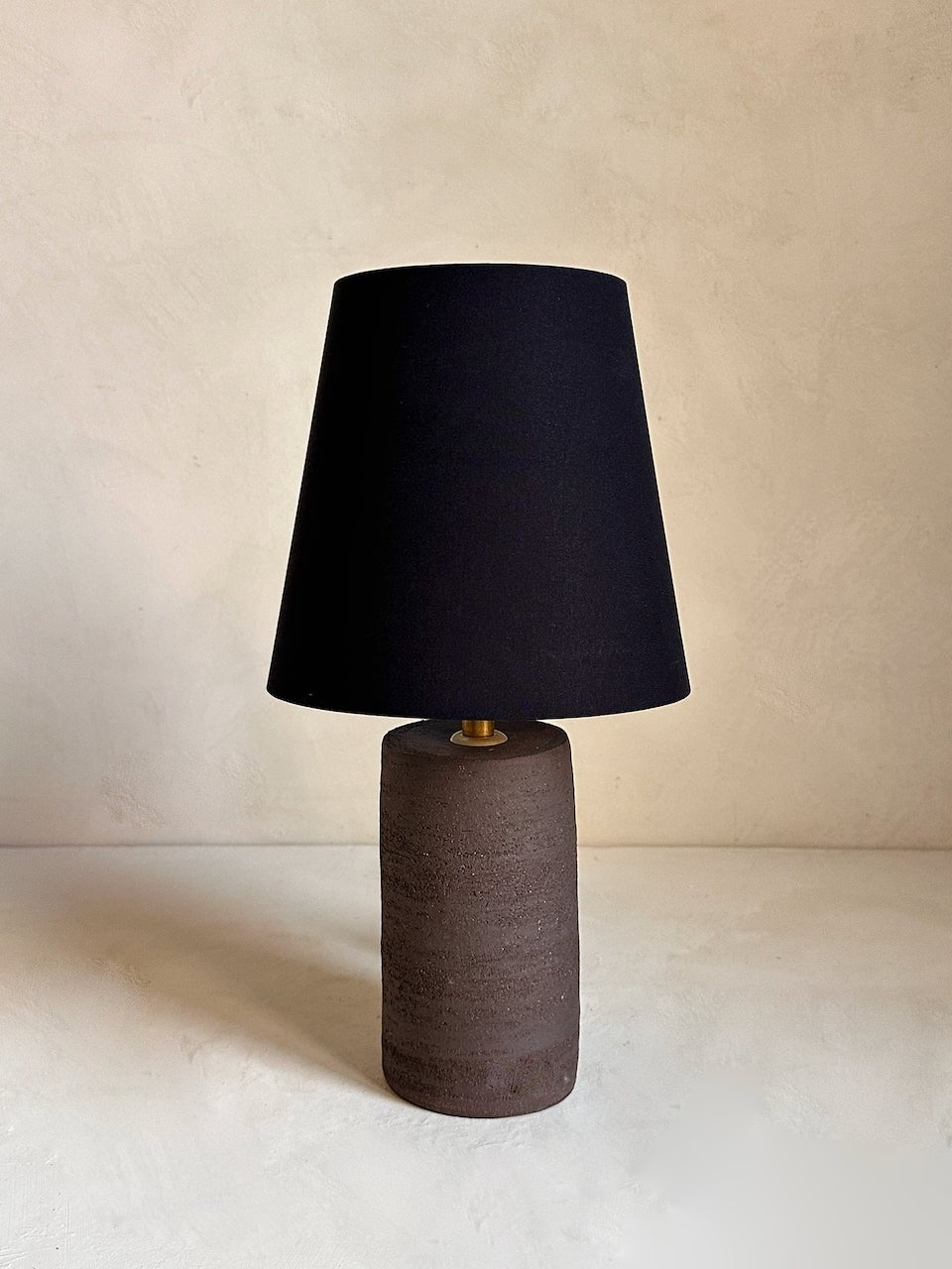 The Corner - Brown clay lamp N° 4 - Lighting