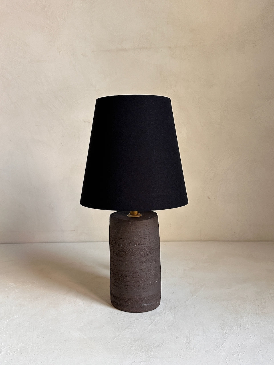 The Corner - Brown clay lamp N° 4 - Lighting