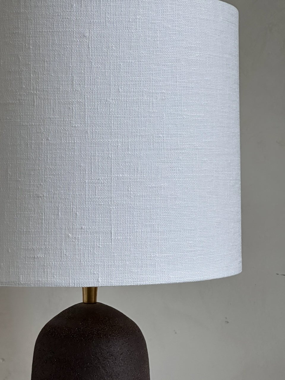 The Corner - Brown clay lamp N° 1 - Lighting