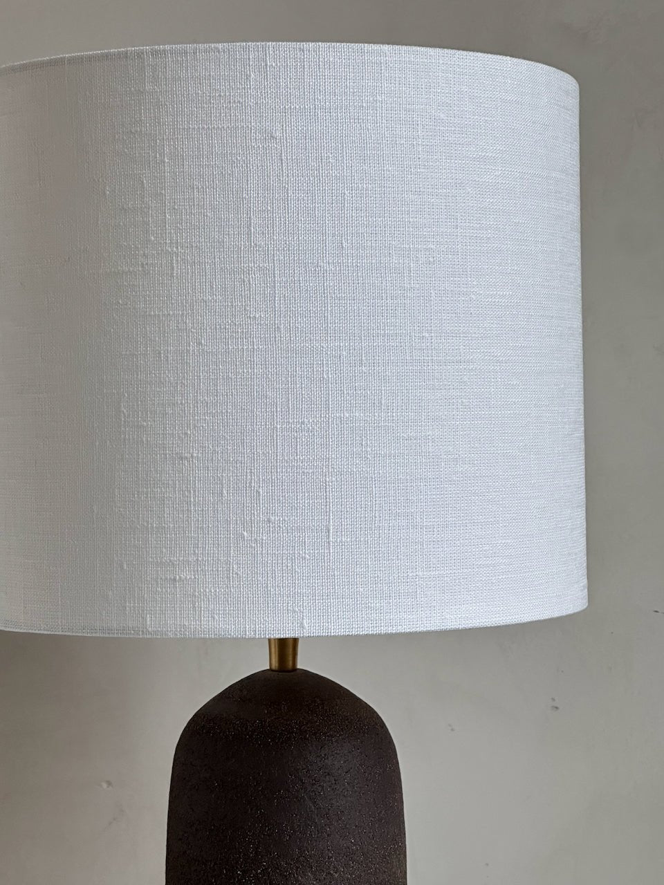The Corner - Brown clay lamp N° 1 - Lighting
