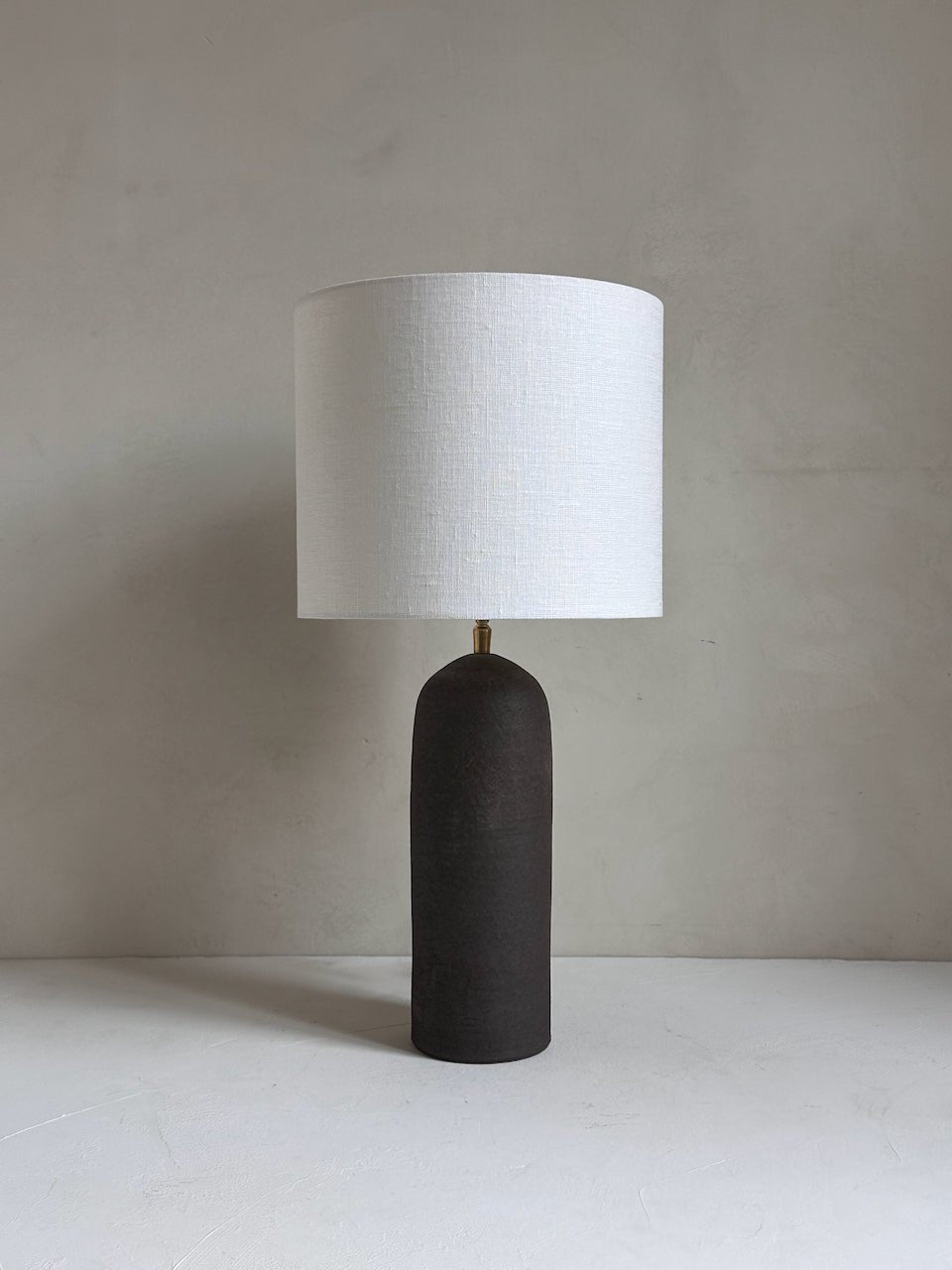 The Corner - Brown clay lamp N° 1 - Lighting