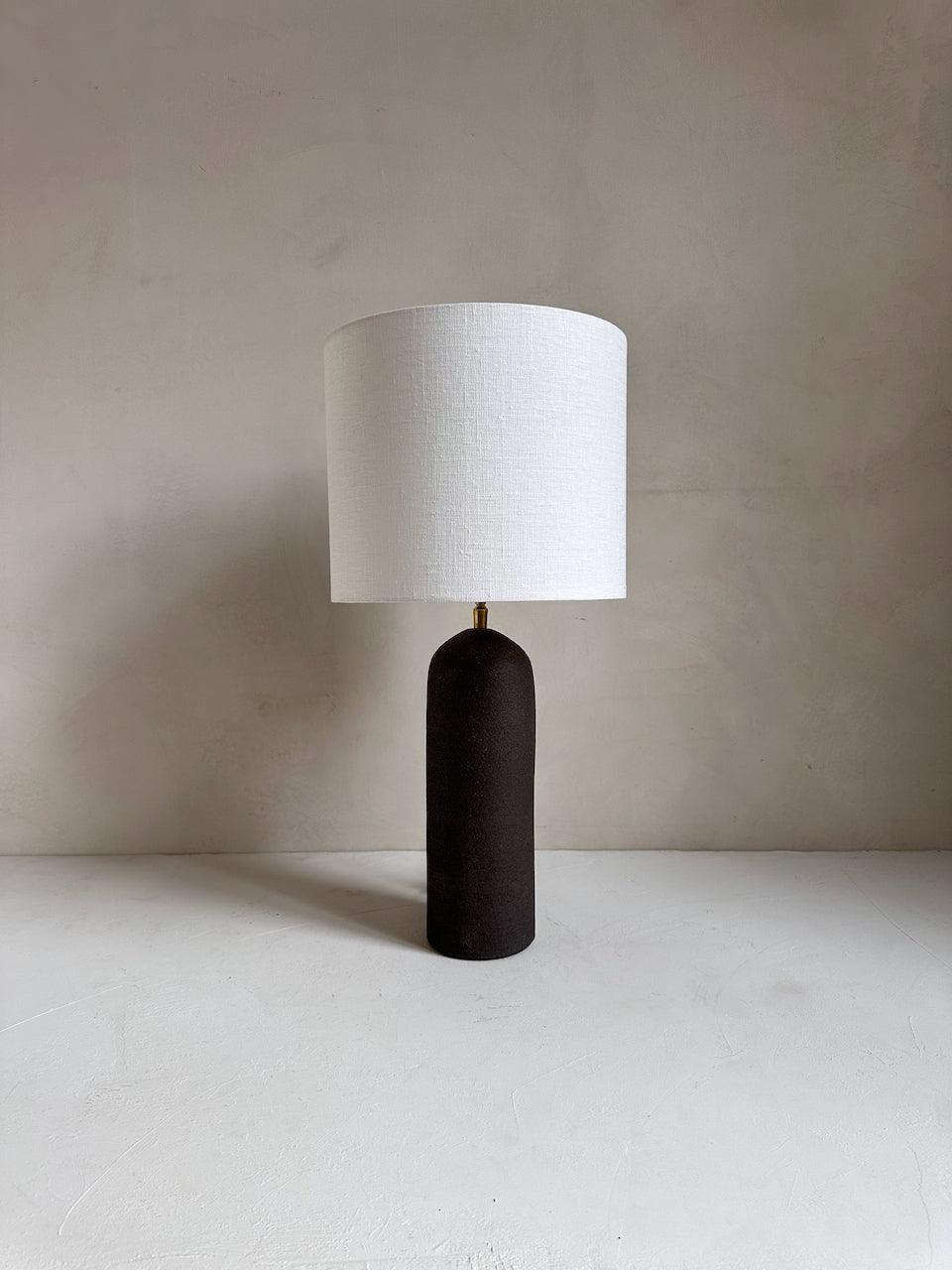 The Corner - Brown clay lamp N° 2 - Lighting