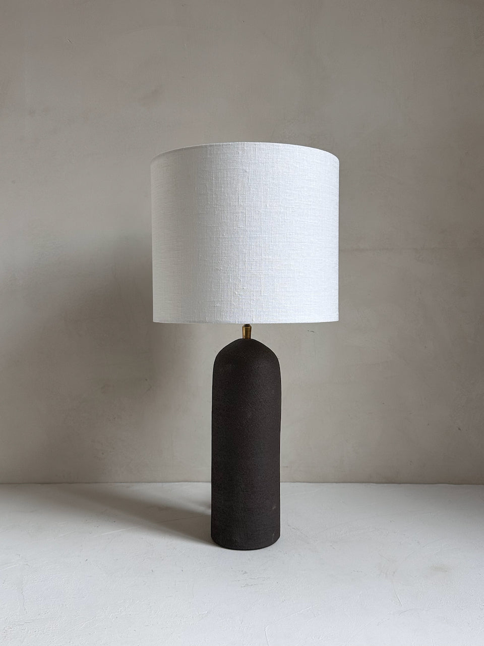 The Corner - Brown clay lamp N° 2 - Lighting