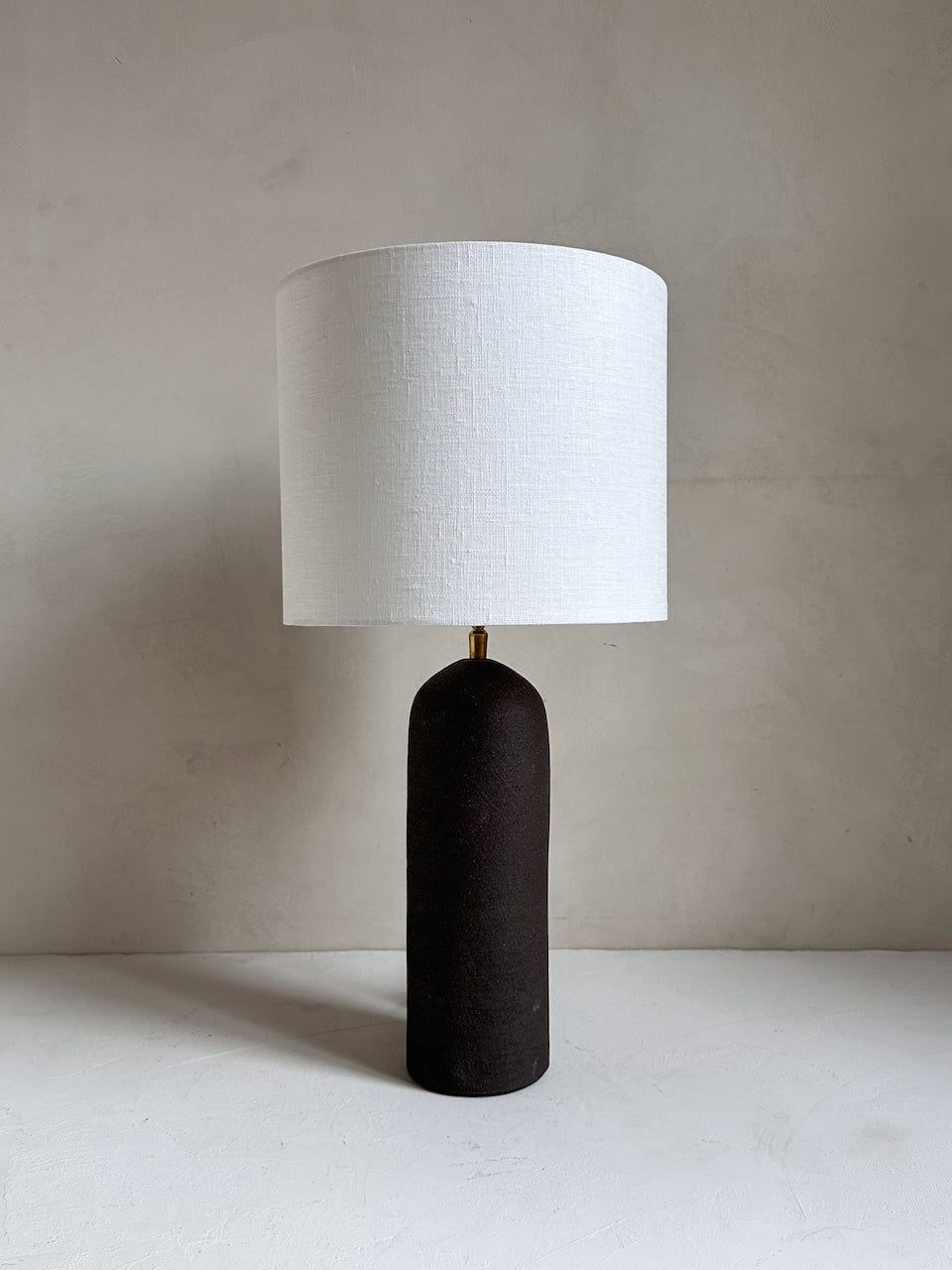 The Corner - Brown clay lamp N° 2 - Lighting