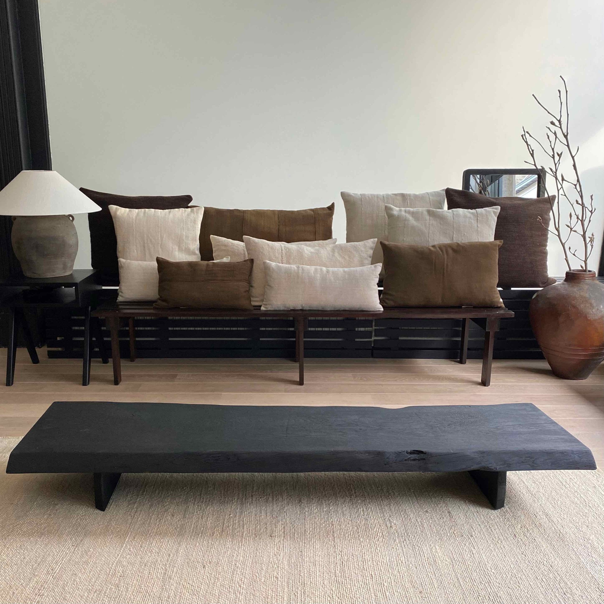 The Corner - Burnt oak coffee table N° 2 - 
