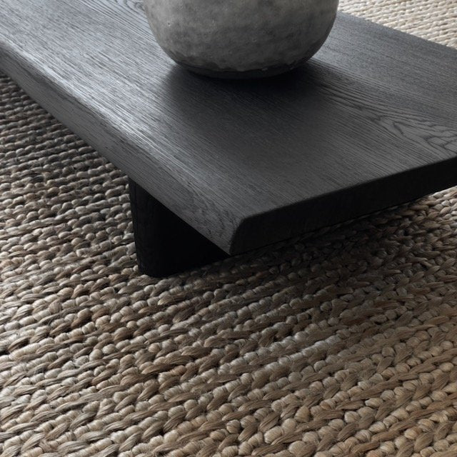 The Corner - Burnt oak wood table N° 12 - Coffee Tables & Consoles