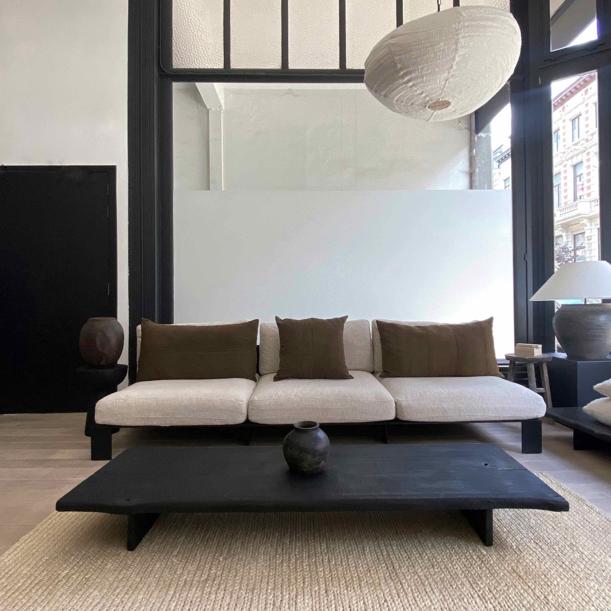 The Corner - Burnt oak wood table No 10 - Coffee Tables & Consoles