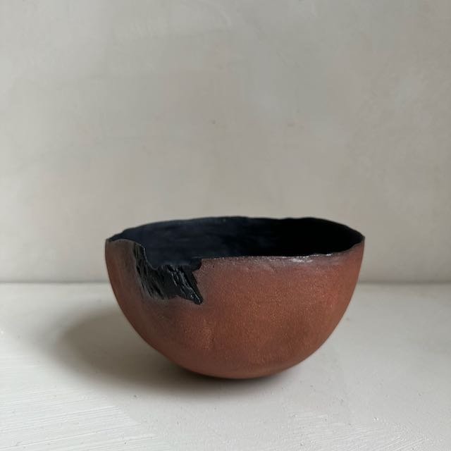The Corner - Burnt wood bowl N° 1 - Ceramics