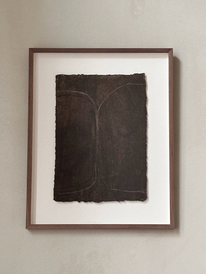 The Corner - Drawing on paper N° 4 - Wall Art