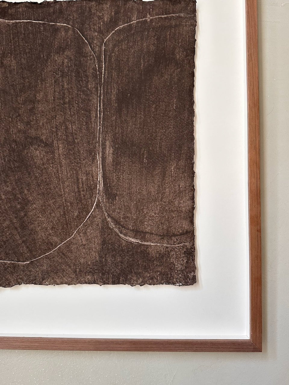 The Corner - Drawing on paper N° 4 - Wall Art