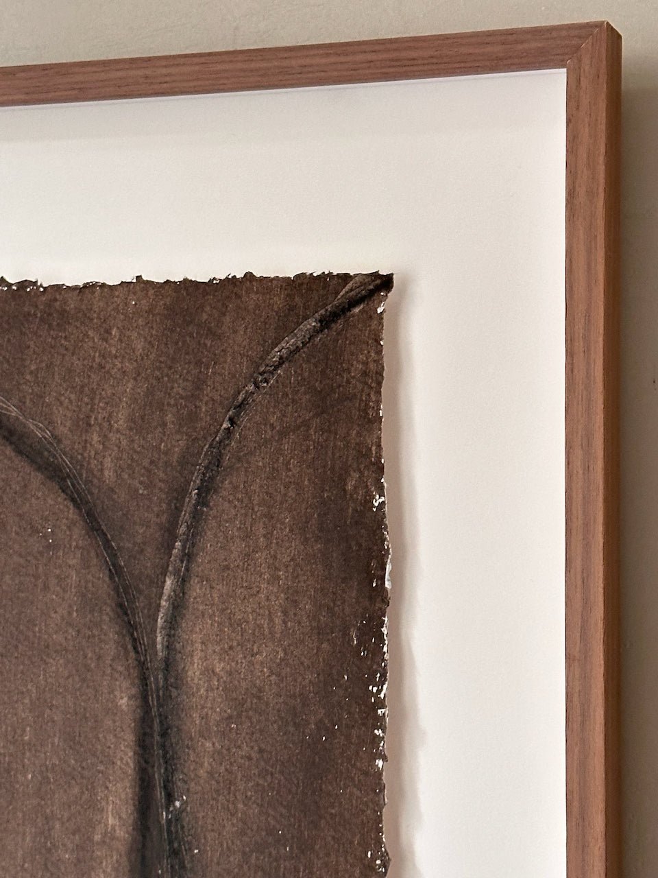 The Corner - Drawing on paper N° 5 - Wall Art