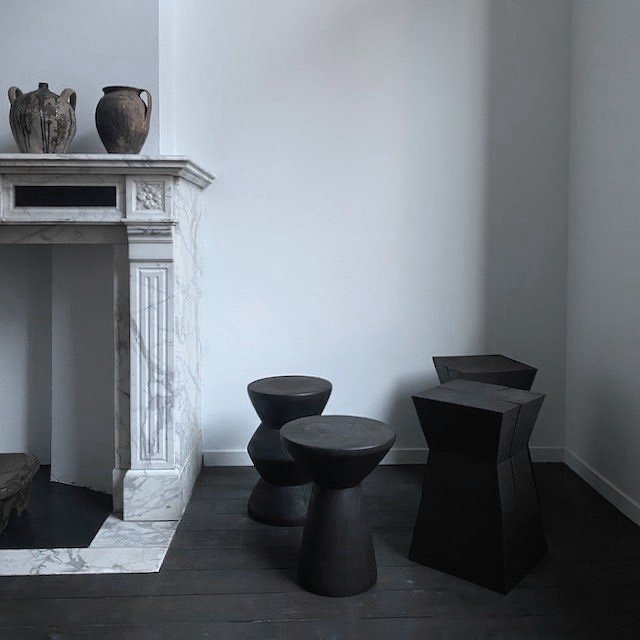 The Corner - French Oak side table No 1 - Side Tables & Stools