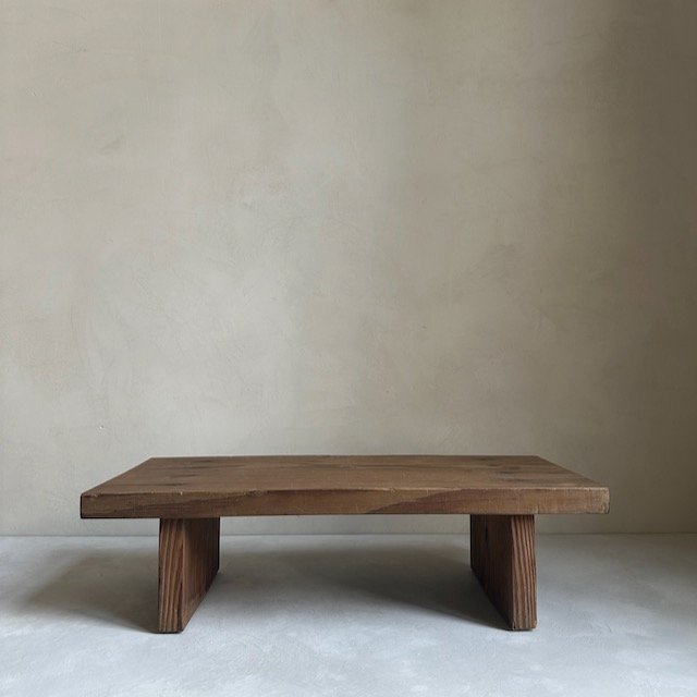 The Corner - Japanese low wood table N° 3 - Side Tables & Stools