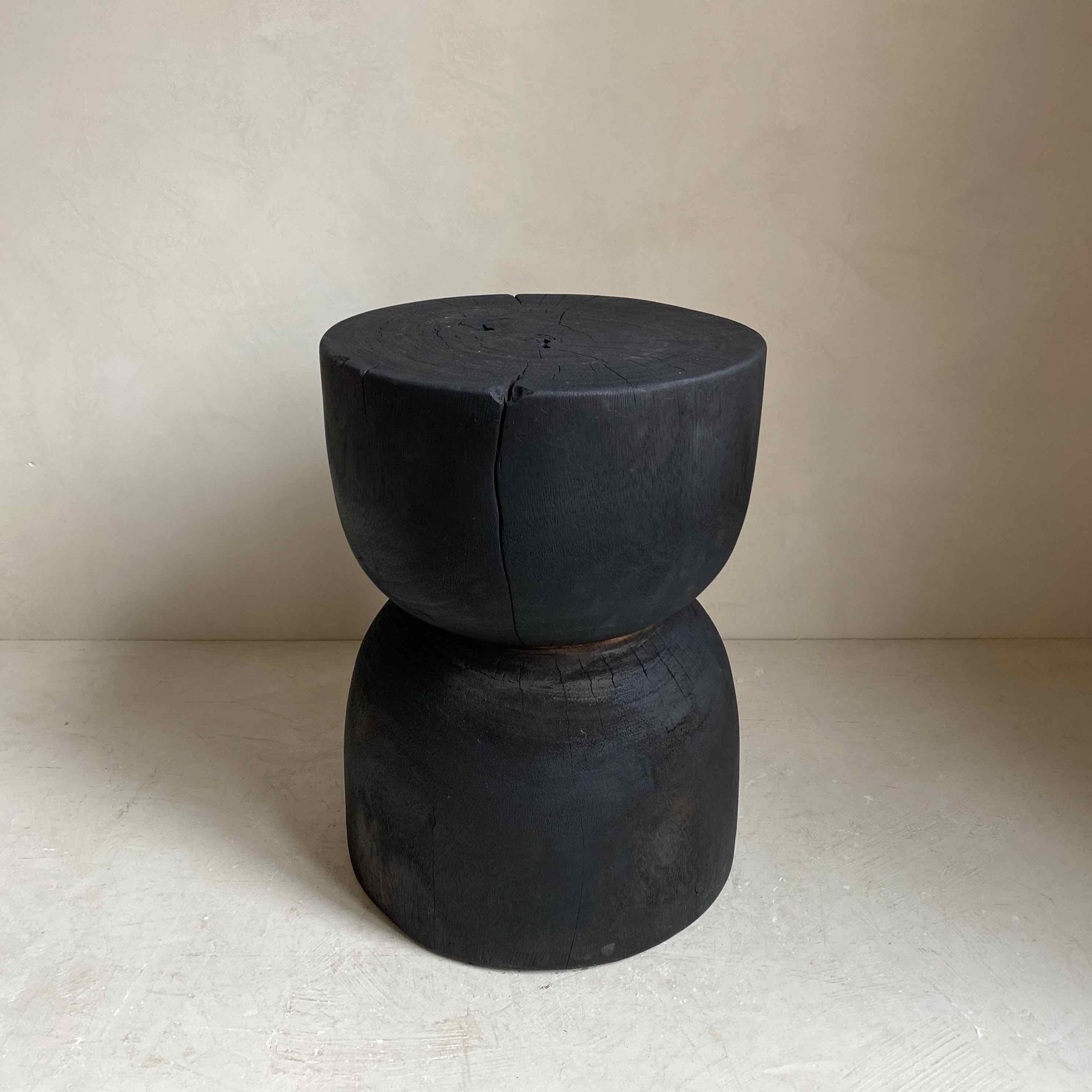 The Corner - SAS 004 - Burnt wood - Side Tables & Stools