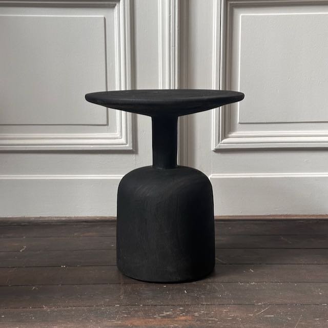 The Corner - Table PN6 S - Burnt wood - Side Tables & Stools
