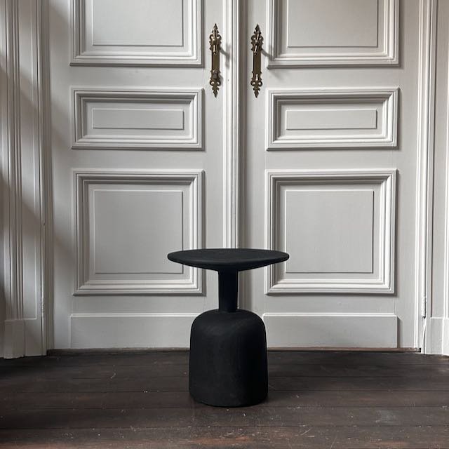 The Corner - Table PN6 S - Burnt wood - Side Tables & Stools