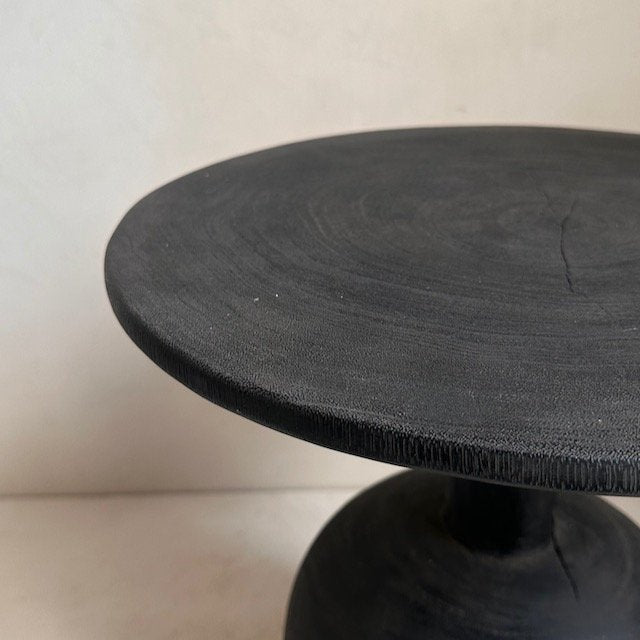 The Corner - Table PN6 S - Burnt wood - Side Tables & Stools